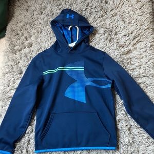 blue under armour sweatshirt